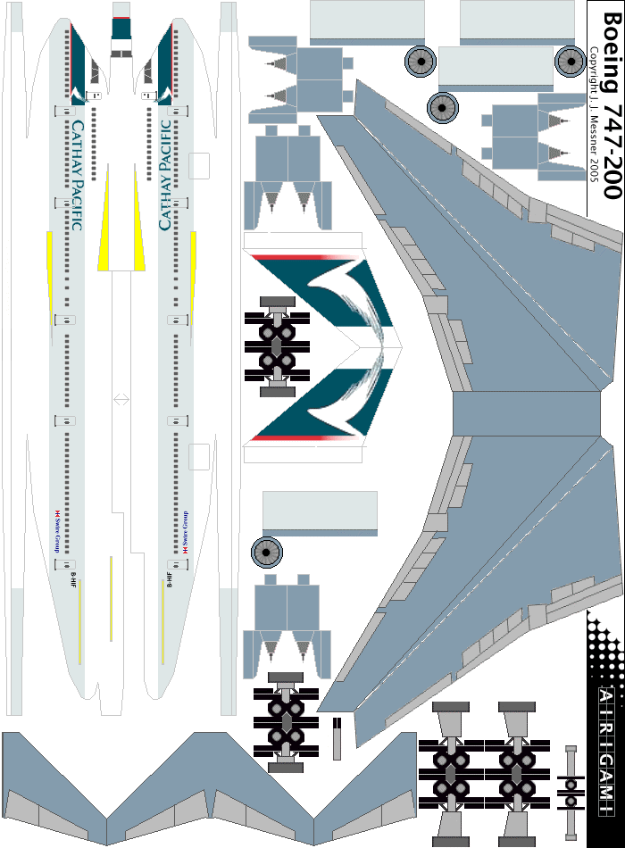 4G: Cathay Pacific (1994 c/s) - Boeing 747-200 [4GCPA0405G]