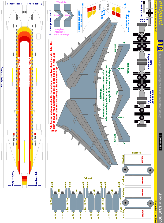3G: Iberia (1978 c/s) - Airbus A340-300 [3G0404381]
