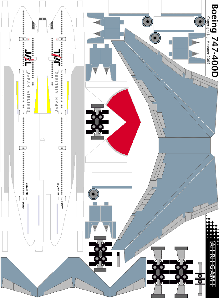 4G: Japan Air Lines (2002 c/s) - Boeing 747-400D [4GJAL0402H]