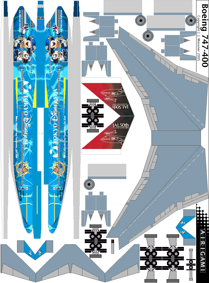 4G: Japan Air Lines (1989 c/s) – Boeing 747-400 [4GJAL0403K