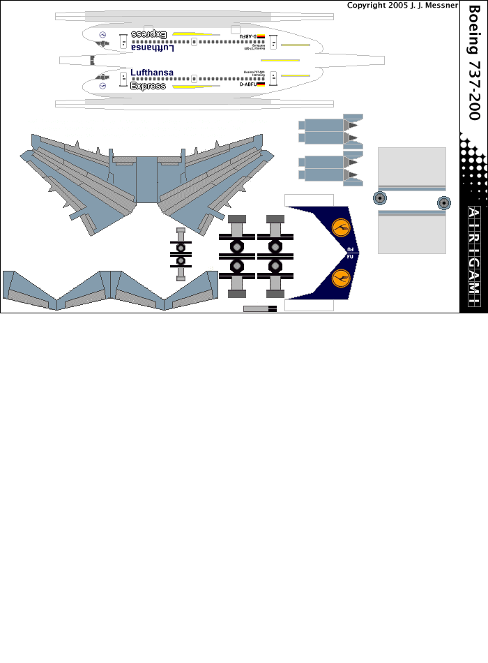 4G: Lufthansa Express (1989 c/s) - Boeing 737-200 [4GDLH0403N]