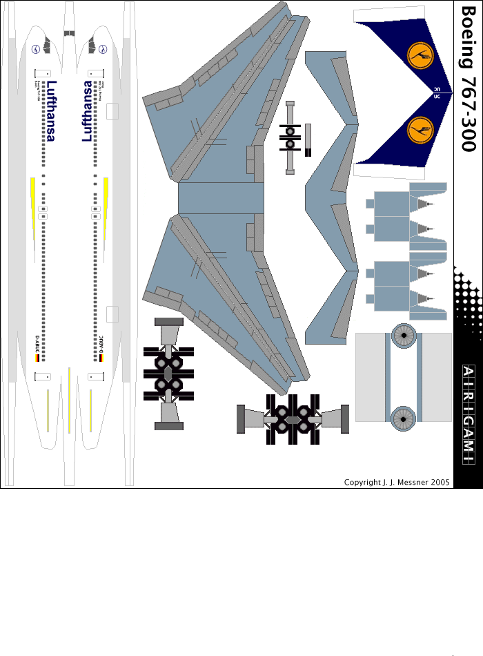 4G: Lufthansa (1989 c/s) - Boeing 767-300 [4GDLH0402V]