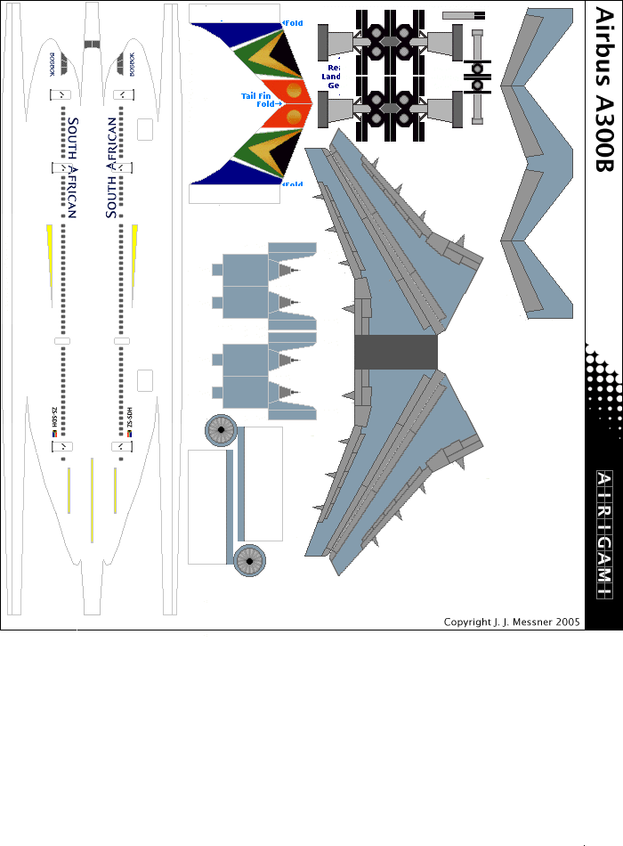 4G: South African Airways (1997 c/s) – Airbus A300 [4GSAA0406A ...