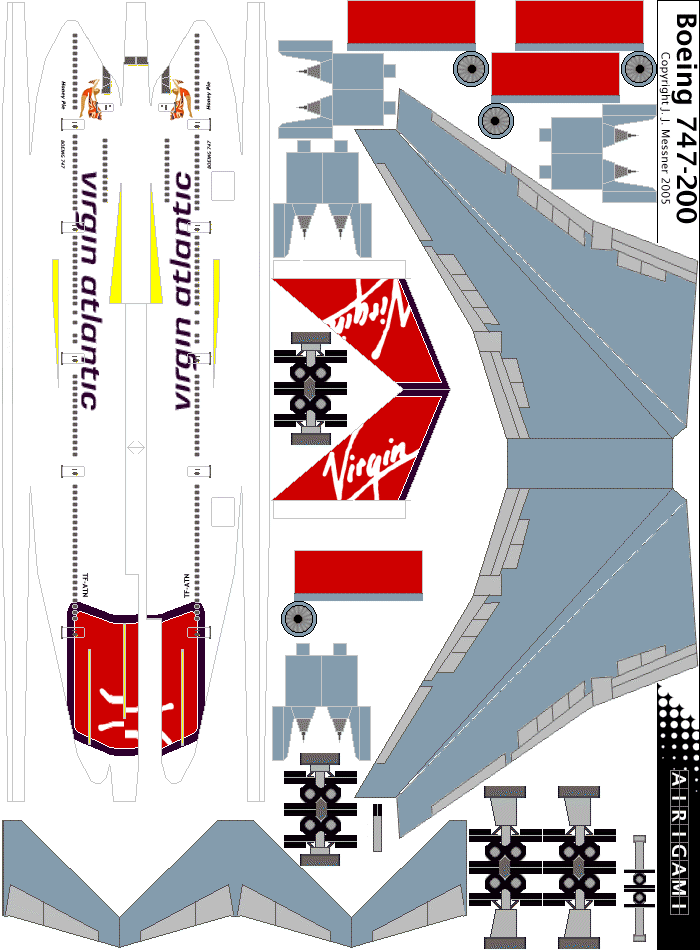 4G: Virgin Atlantic (1999 c/s) - Boeing 747-200 [4GVIR0406E]