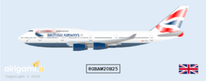 8G: British Airways (2012 c/s) - Boeing 747-400 [8GBAW20H25]