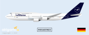 8G: Lufthansa (2018 c/s) - Boeing 747-8 [8GDLH20H22]
