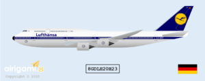8G: Lufthansa (2018 c/s) - Boeing 747-8 [8GDLH20H23]
