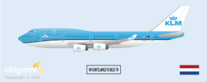 8G: KLM Royal Dutch Airlines (2014 c/s) - Boeing 747-400 [8GKLM20H29]