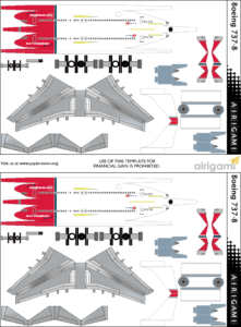 4G: Norwegian Air Shuttle (2002 c/s) – Boeing 737 MAX-8 [Airigami X by ...