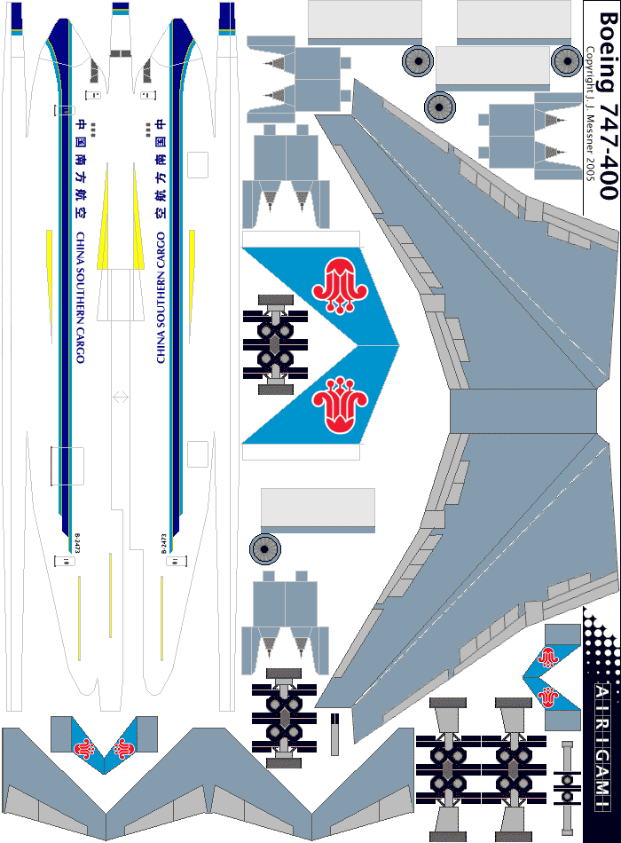 4G: China Southern Cargo (1991 c/s) - Boeing 747-400 [4GCSN0408S]