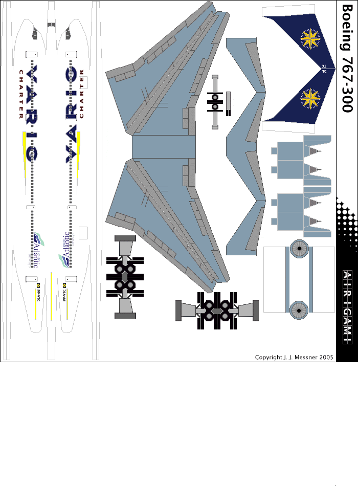 4G: VARIG Charter (2004 c/s) - Boeing 737-500 [4GRSL0604B] and Boeing 767-300 [4GVRG0604V]