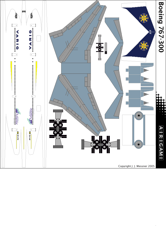 4G: VARIG (1997 c/s) - Boeing 767-300 [4GVRG0604K]