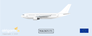 8G: Airbus A310-300 Template [8GAIB20J31]