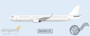 9G: Airbus A321-2LR Template [9GAIB20J41]