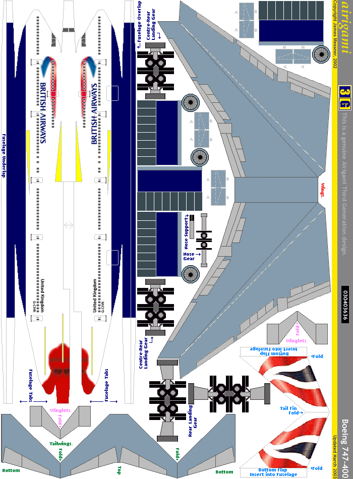 3G: British Airways (2001 c/s) - Boeing 747-400 [030303636]