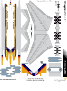 4G: Japan Air System (1988 c/s) – Douglas DC-10 [Airigami X by Air ...