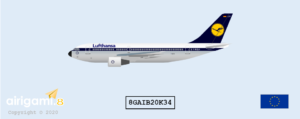 8G: Airbus Industrie (1982 c/s) - Airbus A310-200 [8GAIB20K34]