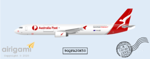 9G: Qantas Freight (2016 c/s) - Airbus A321-P2F [9GQFA20K50]