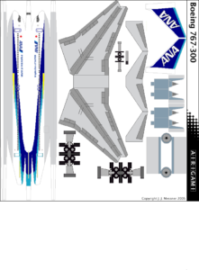 4G: All Nippon Airways (2002 c/s) – Boeing 767-300 [Airigami X by Air ...