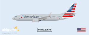 8G: American Airlines (2013 c/s) - Boeing 737-MAX8 [8GAAL20M38]