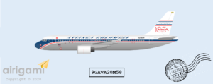 9G: Avianca Colombia (2013 c/s) - Airbus A320-200 [9GAVA20M58]