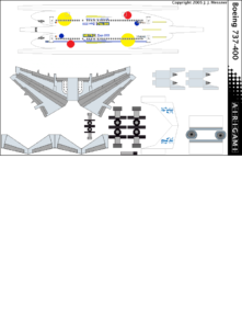 4G: Blue Air (2008 c/s) – Boeing 737-400 [Airigami X by RobertCojan ...