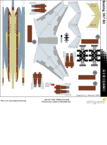 4G: Boeing (1954 c/s) – Boeing 367-80 [Airigami X by RobertCojan ...