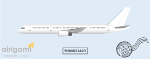 9G: Boeing 757-200 - Template [9GBOE21A03]