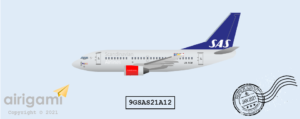 9G: SAS Scandinavian Airlines (1999 c/s) - Boeing 737-600 [9GSAS21A12]