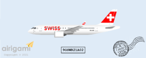 9G: Swiss International (2011 c/s) - Airbus A220-100 [9GSWR21A02]