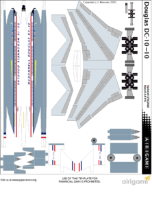 4G: McDonnell Douglas (1970 c/s) – Douglas DC-10 [Airigami X by ...