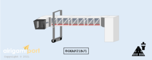 8GA: Generic Airport - Short Jetway (3-Part Telescope - Light Grey/Window) [8GXAP21BJ1]