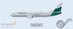9G: American Airlines (2013 c/s) - Boeing 737-800 [9GAAL21B15]