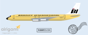 9G: Braniff International (1966 c/s) - Boeing 707-320 [9GBNF21C26]