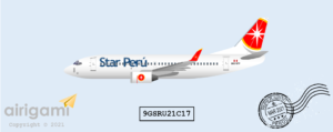 9G: Star Peru (2019 c/s) - Boeing 737-300 [9GSRU21C17]