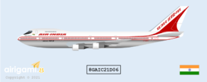 8G: Air India (1971 c/s) - Boeing 747-200 [8GAIC21D06]