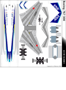 4G: All Nippon Airways (2002 c/s) – Boeing 767-300 [Airigami X by Air ...