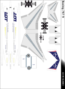 4G: LOT Polish Airlines (2011 c/s) – Boeing 787-9 [Airigami X by ...