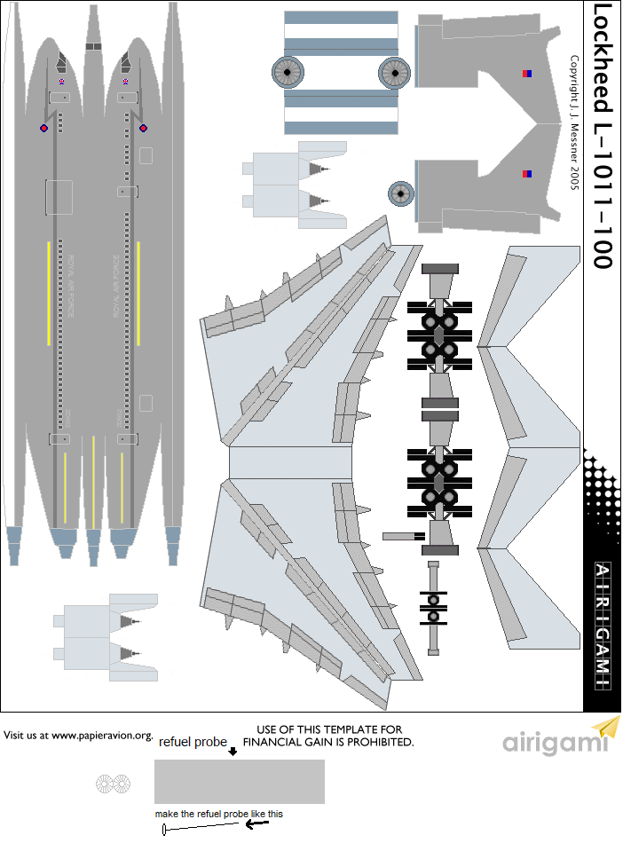 4G: Royal Air Force - Lockheed L-1011 [Airigami X by RobertCojan]