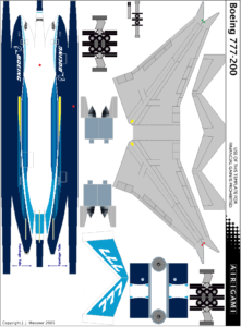 4G: Boeing (2008 c/s) – Boeing 777-200 [Airigami X by RobertCojan ...