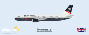8G: British Airways (1987 c/s) - Airbus A320-100 [8GBAW21E12]