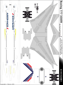 4G: Air France (2009 c/s) – Boeing 777-300ER [Airigami X by Samuel ...