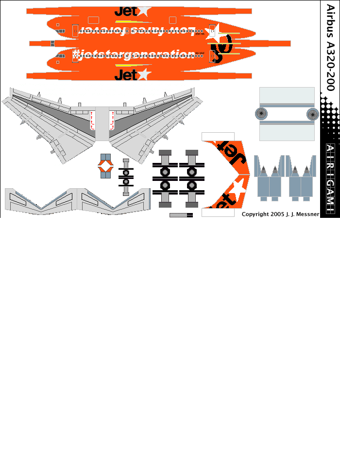 4G: Jetstar Airways (2014 c/s) - Airbus A230-232 [Airigami X by Suky]