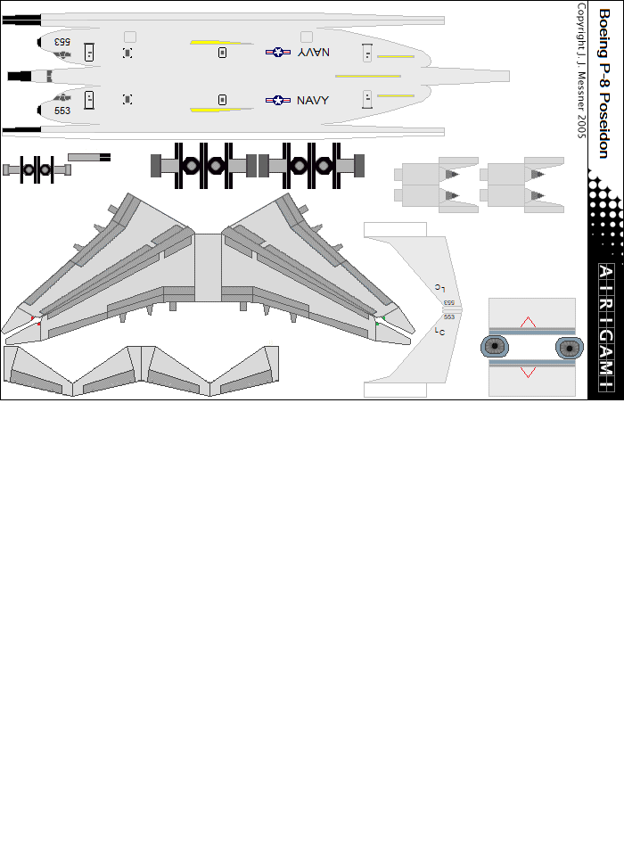 4G: U.S. Navy - Boeing P-8 [Airigami X by RobertCojan]