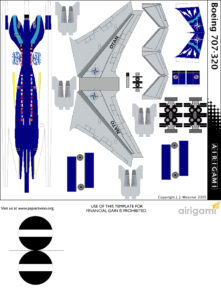 4G: NATO – Boeing E-3 [Airigami X by RobertCojan] | Papier Avion by ...