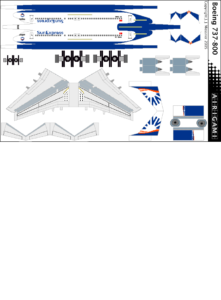 4G: Sunexpress (2019 c/s) – Boeing 737-800 [Airigami X by Herbatopolis ...