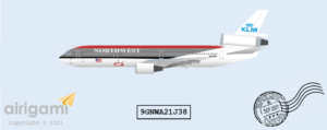 9G: Northwest Airlines (1989 c/s) - Douglas DC-10-30 [9GNWA21J38]