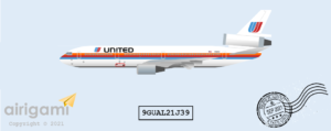9G: United Airlines (1974 c/s) - Douglas DC-10-30 [9GUAL21J39]