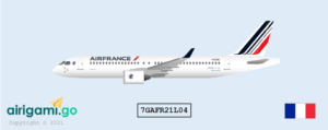 7G: Air France (2009 c/s) - Airbus A220-300 [7GAFR21L04]