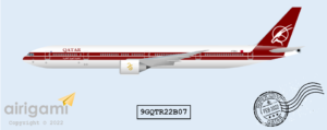 9G: Qatar Airways (2011 c/s) - Boeing 777-300ER [9GQTR22B07]